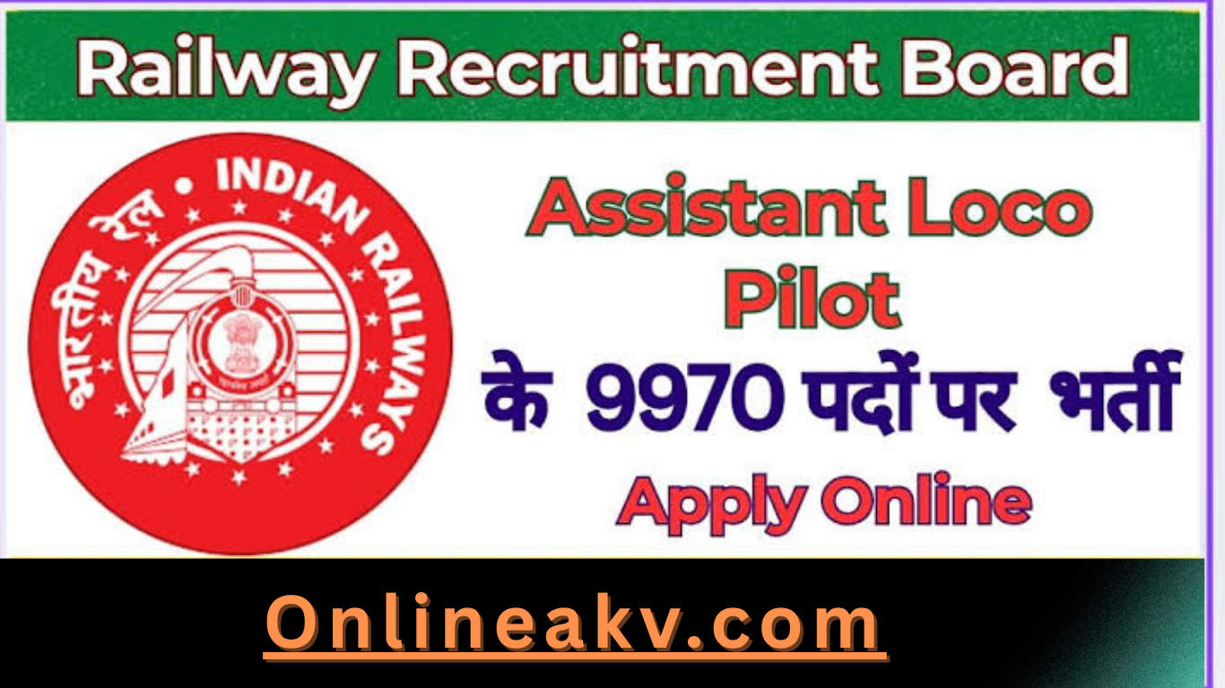 You are currently viewing Railway RRB Assistant Loco Pilot ALP CEN 01/2025 Recruitment 2025 Form Apply online for 9970