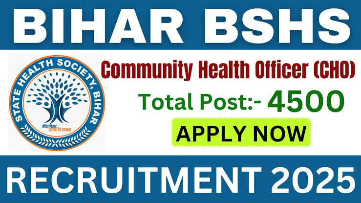 Read more about the article SHS Bihar CHO Recruitment 2025  Form Online Apply For 4500 post