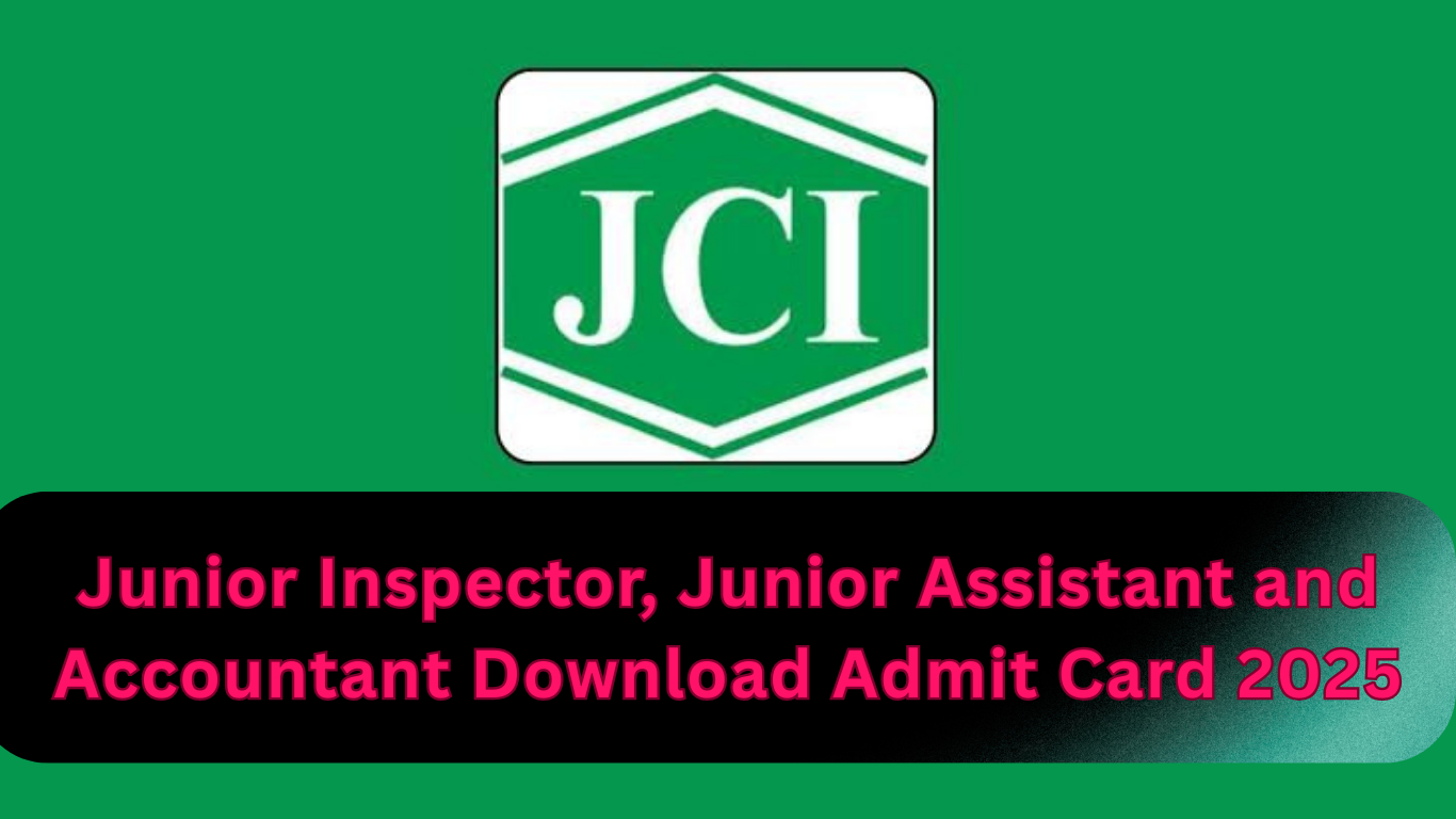Read more about the article The Jute Corporation of India Limited Junior Inspector, Junior Assistant and Accountant Recruitment 2024 Download Admit Card for 90 Post.