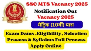 Read more about the article SSC MTS Vacancy 2025 Notification Out : Online Apply Date, Exam Dates ,Eligibility, Selection Process & Syllabus Full Process Apply Online